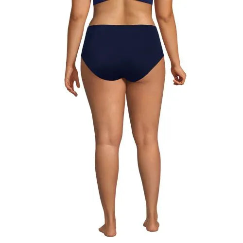 Women's Plus Size Mid Rise Bikini Bottoms