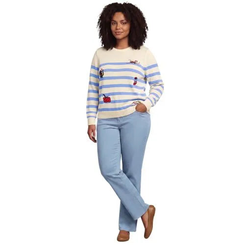 Women's Drifter Modern Jacquard Crew Neck Sweater