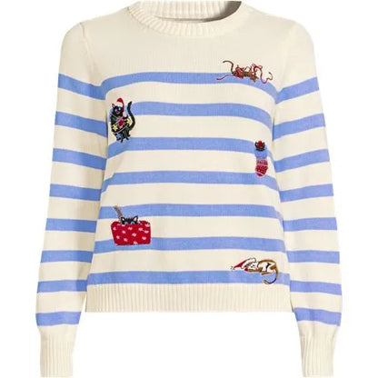 Women's Drifter Modern Jacquard Crew Neck Sweater