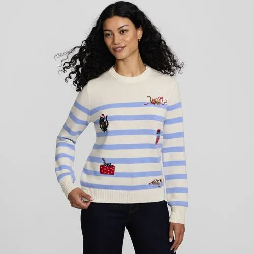 Women's Drifter Modern Jacquard Crew Neck Sweater