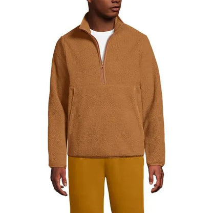 Men's Half Zip Sherpa Fleece Pullover