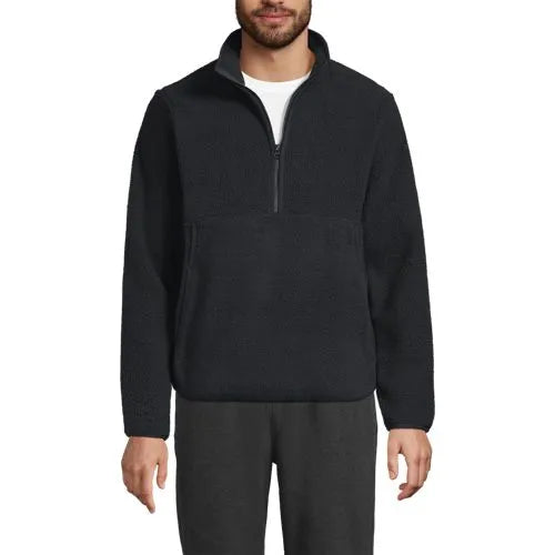 Men's Half Zip Sherpa Fleece Pullover