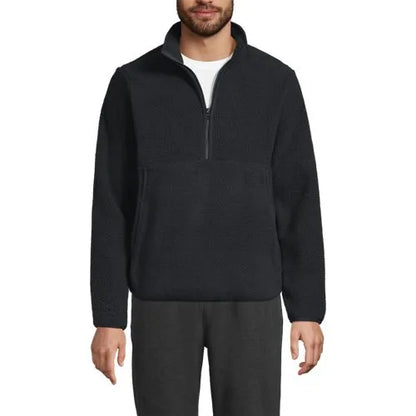 Men's Half Zip Sherpa Fleece Pullover