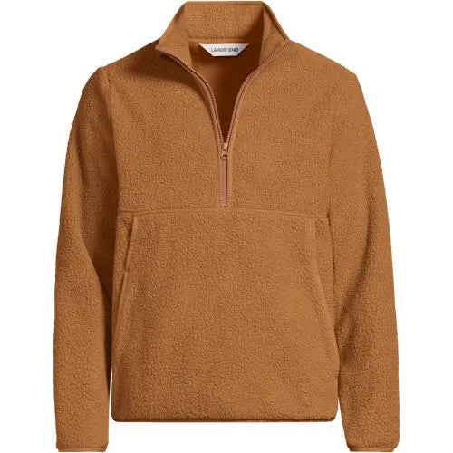 Men's Half Zip Sherpa Fleece Pullover