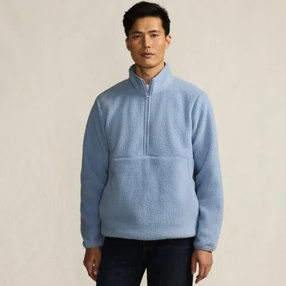 Men's Half Zip Sherpa Fleece Pullover