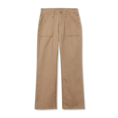 Girls Woven Utility Cargo Pant with Pockets