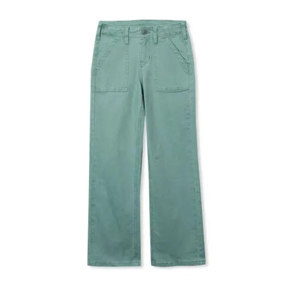 Girls Woven Utility Cargo Pant with Pockets