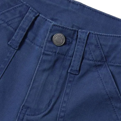 Girls Woven Utility Cargo Pant with Pockets