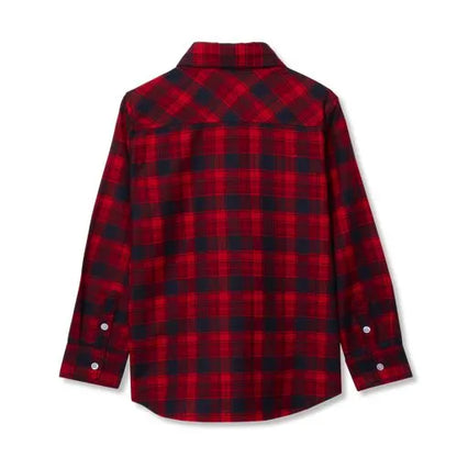 Boys Long Sleeve Poplin Shirt