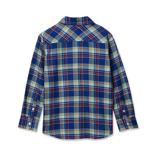 Boys Long Sleeve Poplin Shirt