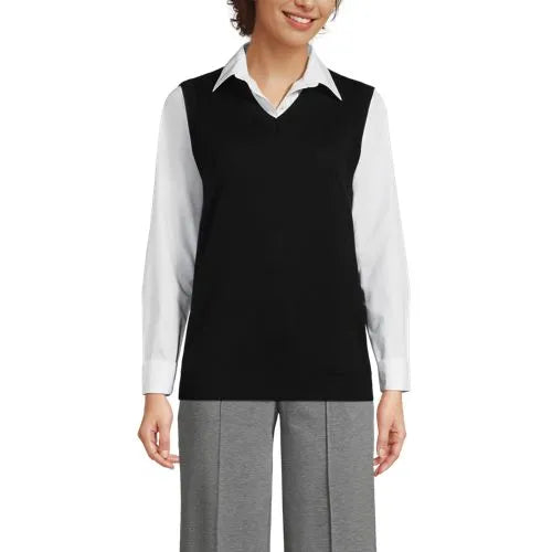 Unisex Cotton Modal Pullover Sweater Vest