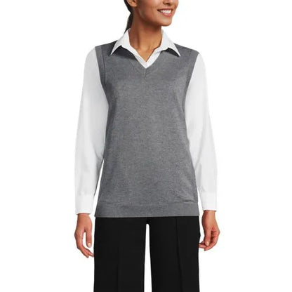 Unisex Cotton Modal Pullover Sweater Vest