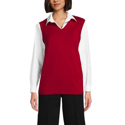 Unisex Cotton Modal Pullover Sweater Vest