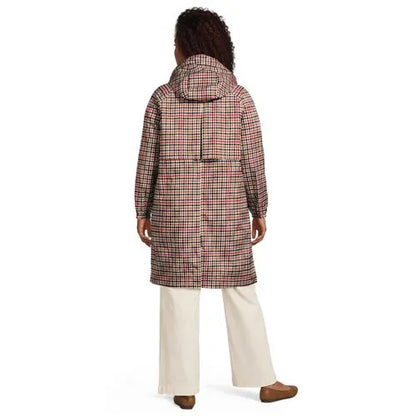 Women's Print Squall Packable Long Raincoat