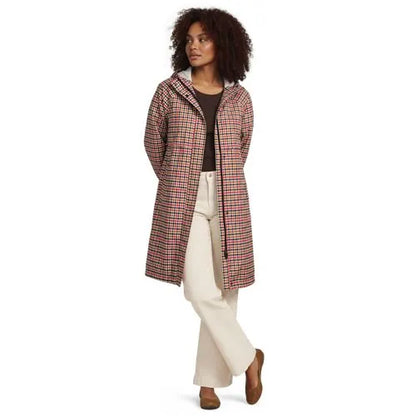 Women's Print Squall Packable Long Raincoat