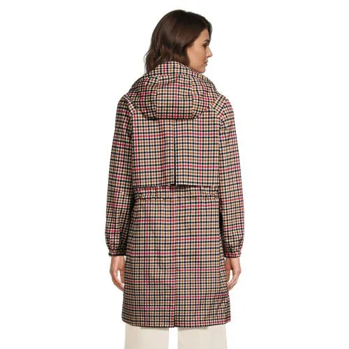 Women's Print Squall Packable Long Raincoat