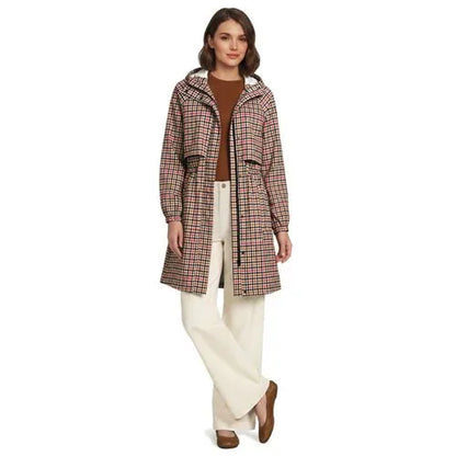 Women's Print Squall Packable Long Raincoat