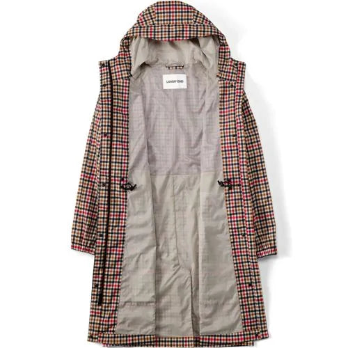 Women's Print Squall Packable Long Raincoat