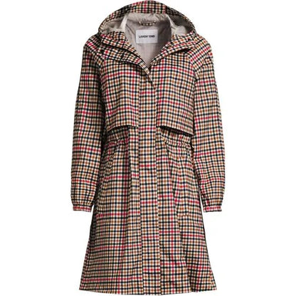 Women's Print Squall Packable Long Raincoat