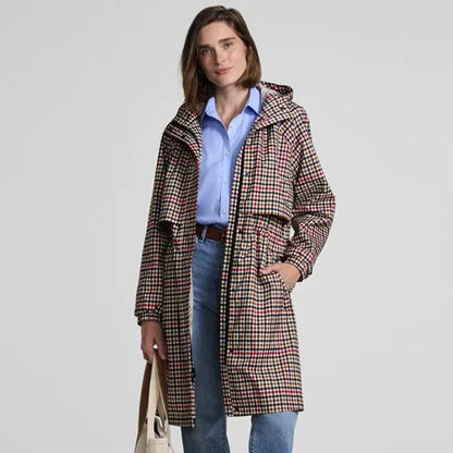 Women's Print Squall Packable Long Raincoat