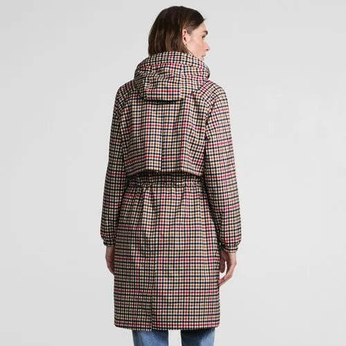 Women's Print Squall Packable Long Raincoat