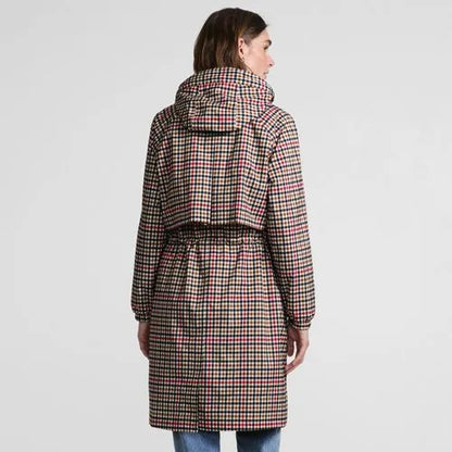 Women's Print Squall Packable Long Raincoat