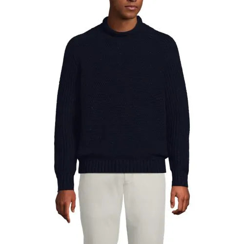 Men's Long Sleeve Roll Neck Sweater