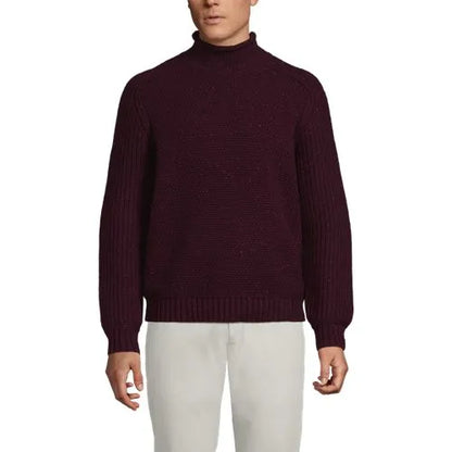 Men's Long Sleeve Roll Neck Sweater