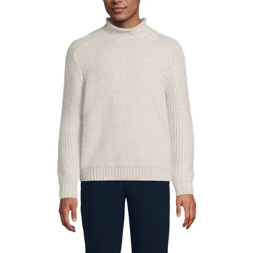 Men's Long Sleeve Roll Neck Sweater
