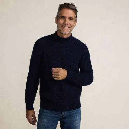 Men's Long Sleeve Roll Neck Sweater