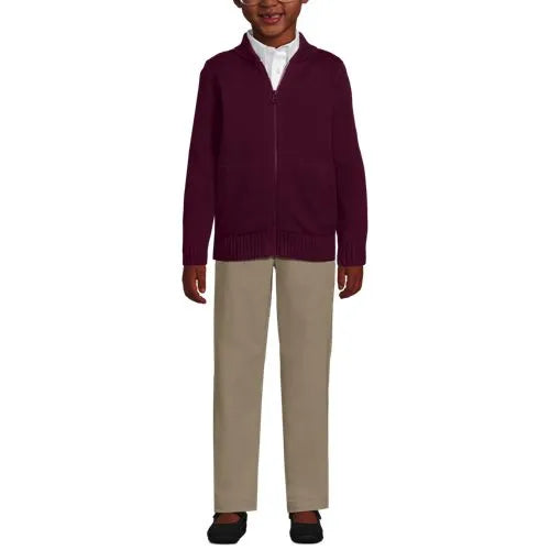 School Uniform Kids Legacy Full Zip Cardigan