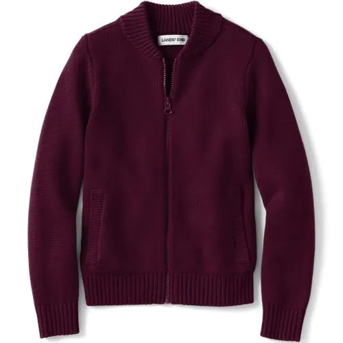 School Uniform Kids Legacy Full Zip Cardigan