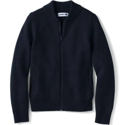 School Uniform Kids Legacy Full Zip Cardigan