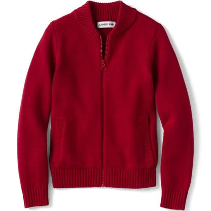 School Uniform Kids Legacy Full Zip Cardigan