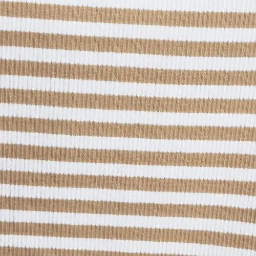 Women's Short Sleeve Crew Neck Micro Rib Mini Tee