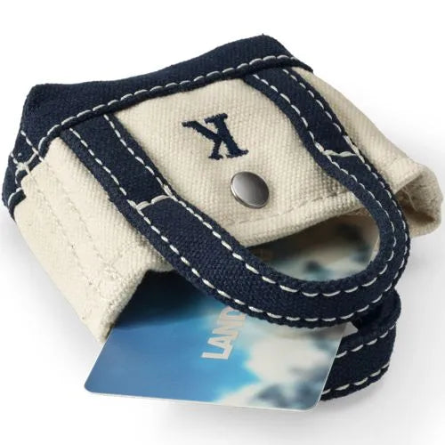 Pre-Monogrammed Letter A Micro Canvas Tote