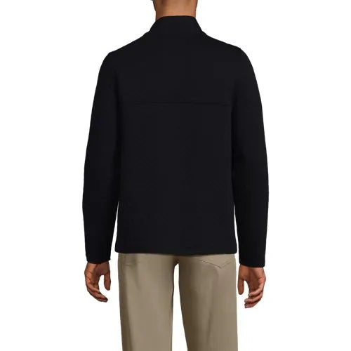 School Uniform Unisex Quilted Snapneck Pullover