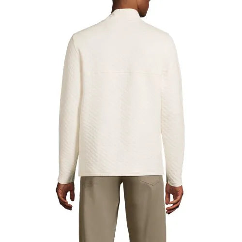 Unisex Quilted Snapneck Pullover