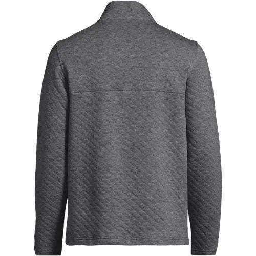 School Uniform Unisex Quilted Snapneck Pullover