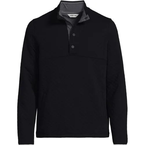 School Uniform Unisex Quilted Snapneck Pullover