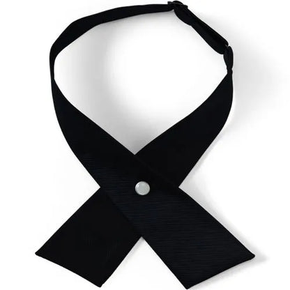School Uniform Girls Solid Cross Tie