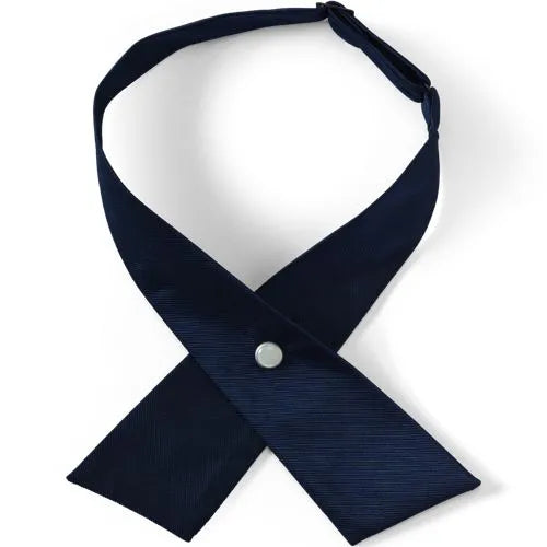 School Uniform Girls Solid Cross Tie