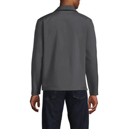 School Uniform Unisex Soft Shell Collared Half Zip Pullover Top