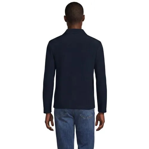 School Uniform Unisex Soft Shell Collared Half Zip Pullover Top