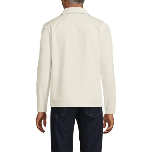 School Uniform Unisex Soft Shell Collared Half Zip Pullover Top