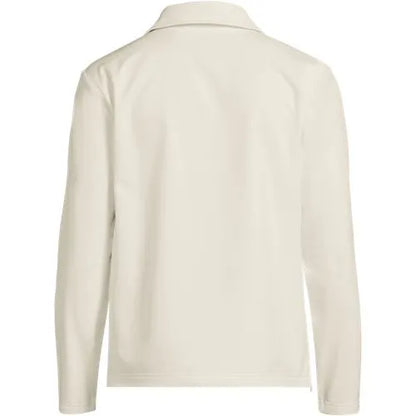 School Uniform Unisex Soft Shell Collared Half Zip Pullover Top