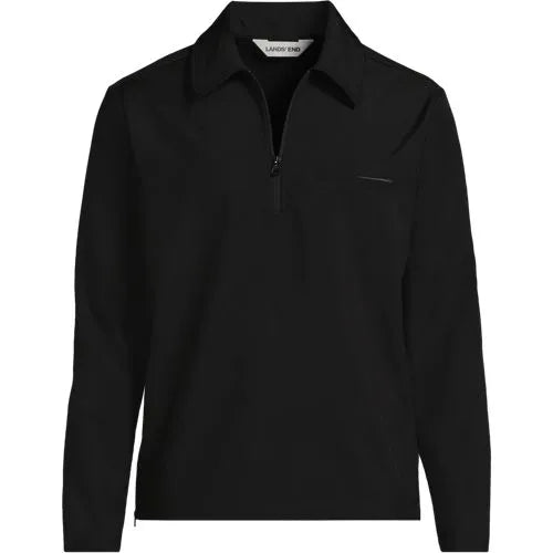 School Uniform Unisex Soft Shell Collared Half Zip Pullover Top