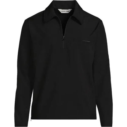 School Uniform Unisex Soft Shell Collared Half Zip Pullover Top
