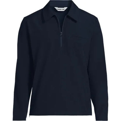 School Uniform Unisex Soft Shell Collared Half Zip Pullover Top