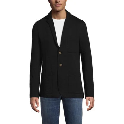 School Uniform Men's Quilted Two Button Blazer
